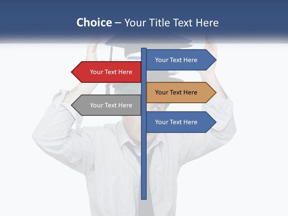 Baseball White Hats PowerPoint Template