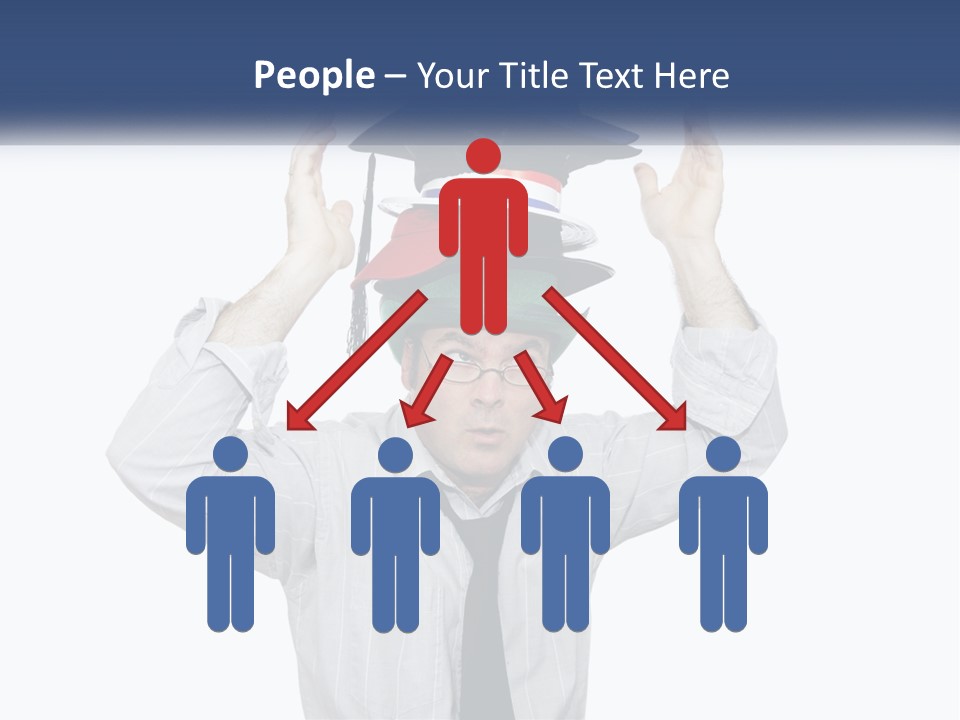 Baseball White Hats PowerPoint Template