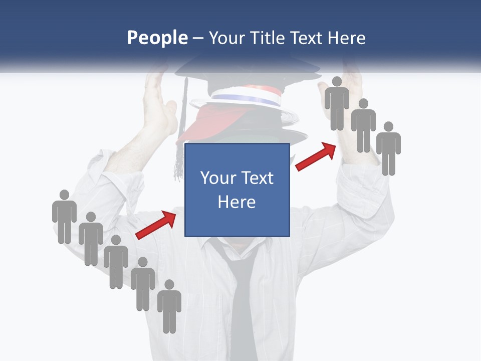 Baseball White Hats PowerPoint Template