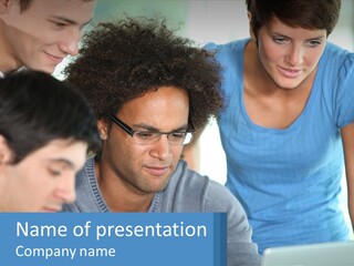 Happy Company Designers PowerPoint Template