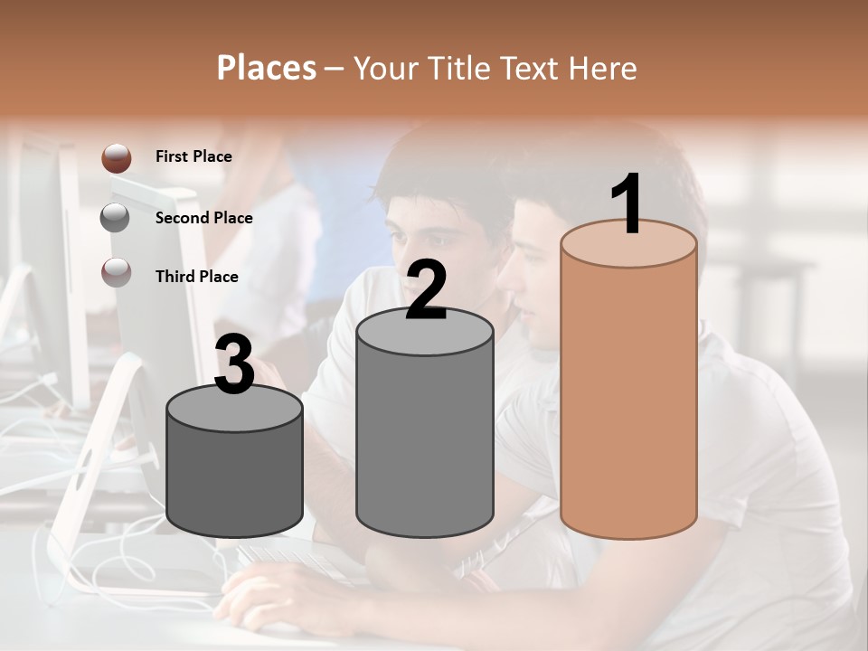 Years Computer Group PowerPoint Template