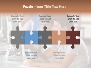 Years Computer Group PowerPoint Template