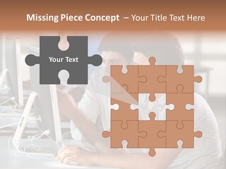 Years Computer Group PowerPoint Template