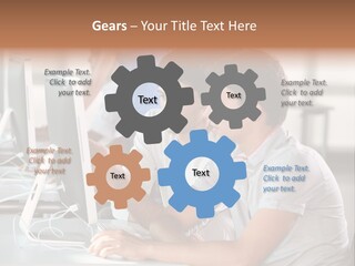 Years Computer Group PowerPoint Template