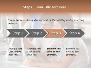 Years Computer Group PowerPoint Template