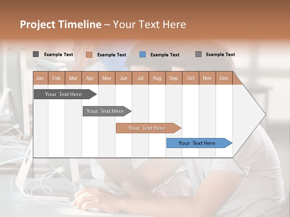 Years Computer Group PowerPoint Template