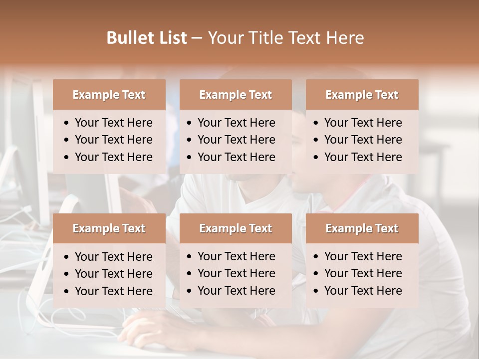 Years Computer Group PowerPoint Template