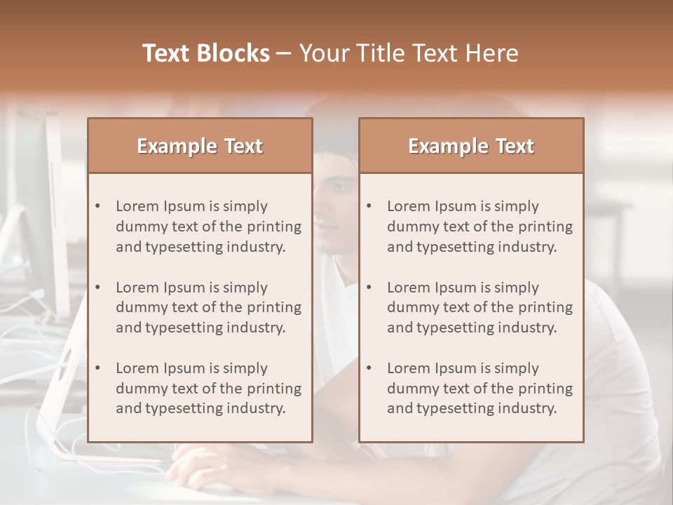 Years Computer Group PowerPoint Template