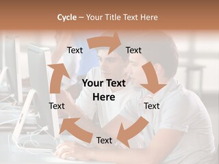 Years Computer Group PowerPoint Template