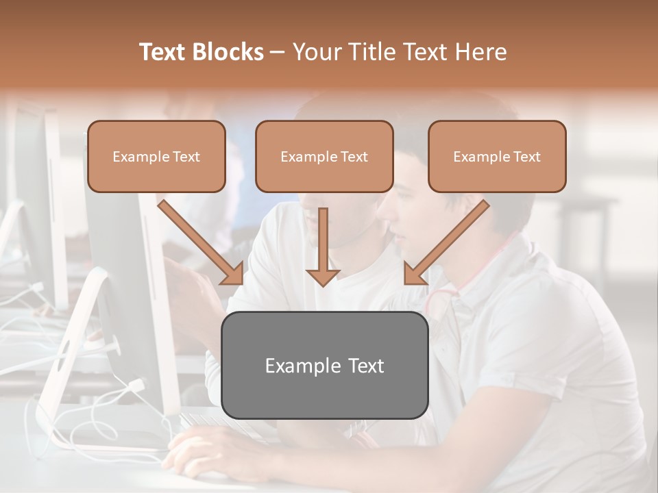 Years Computer Group PowerPoint Template