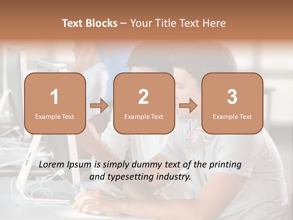 Years Computer Group PowerPoint Template