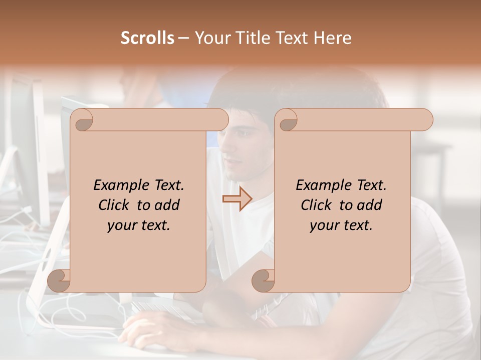 Years Computer Group PowerPoint Template