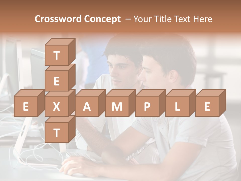 Years Computer Group PowerPoint Template