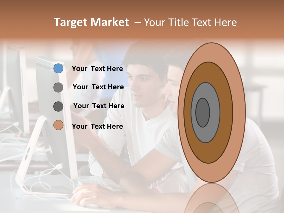 Years Computer Group PowerPoint Template