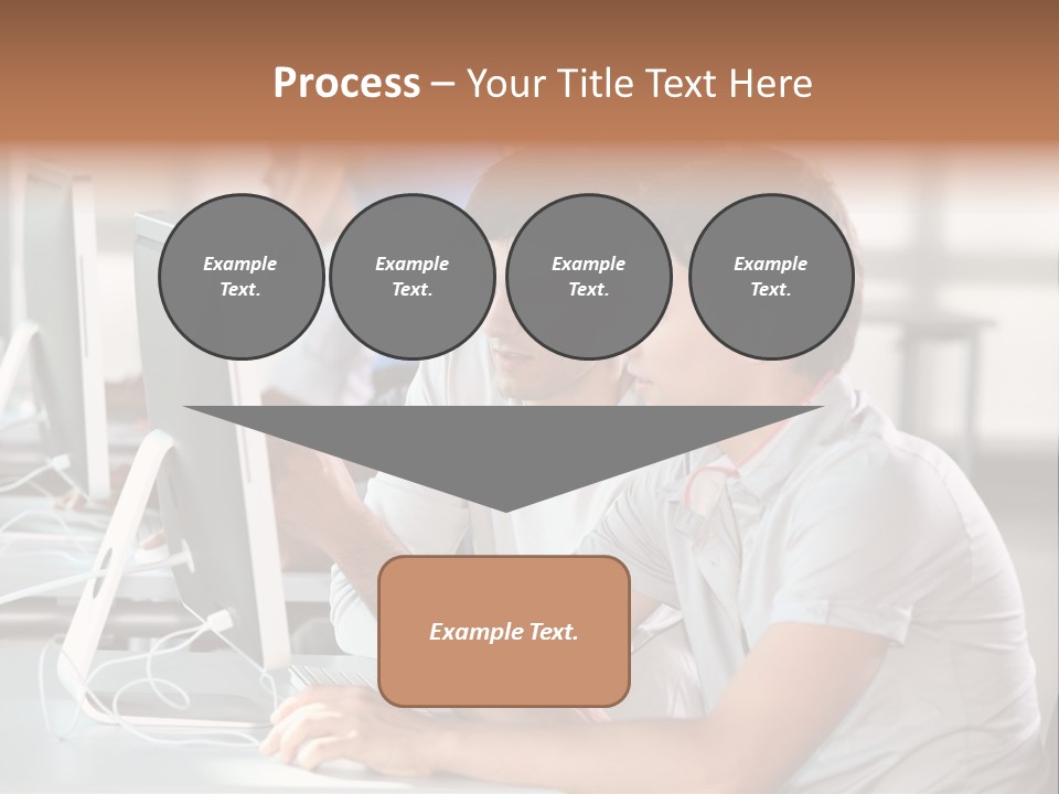 Years Computer Group PowerPoint Template