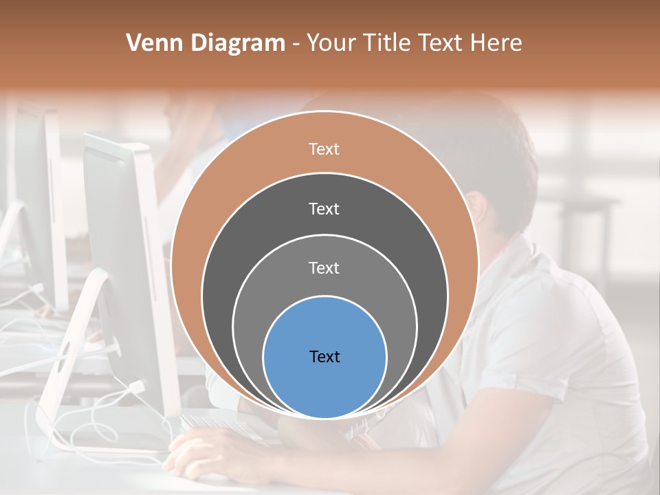 Years Computer Group PowerPoint Template