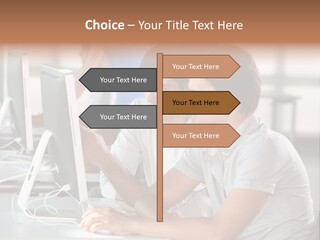 Years Computer Group PowerPoint Template