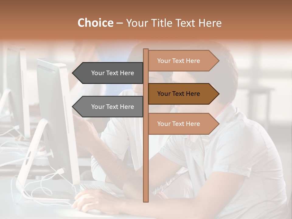 Years Computer Group PowerPoint Template