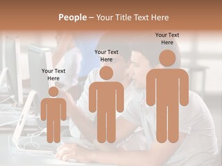Years Computer Group PowerPoint Template