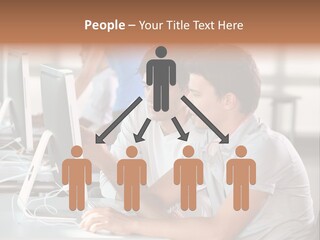 Years Computer Group PowerPoint Template