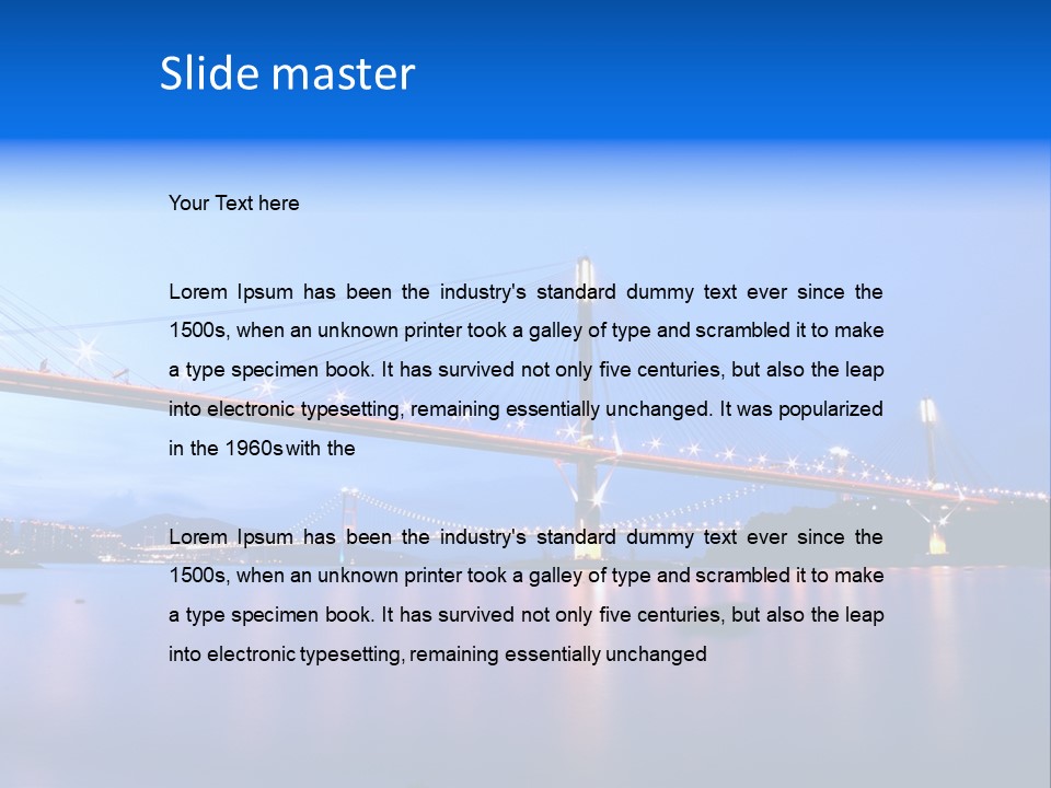 Corporate Modern Coast PowerPoint Template