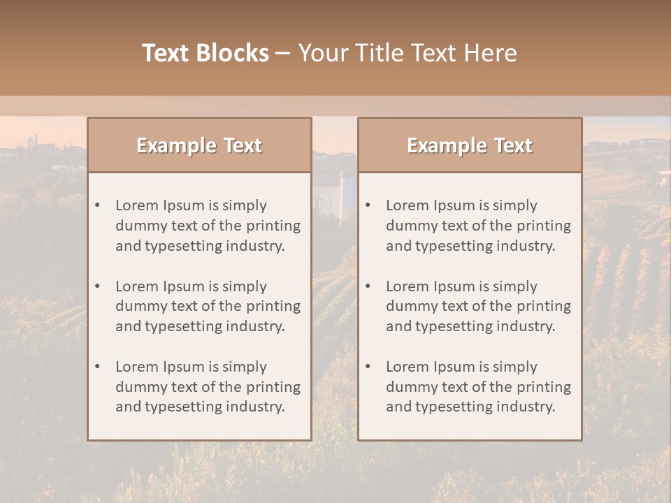 Asti Countryside Mediterranean PowerPoint Template