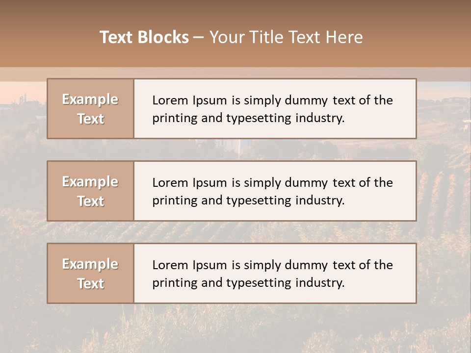 Asti Countryside Mediterranean PowerPoint Template