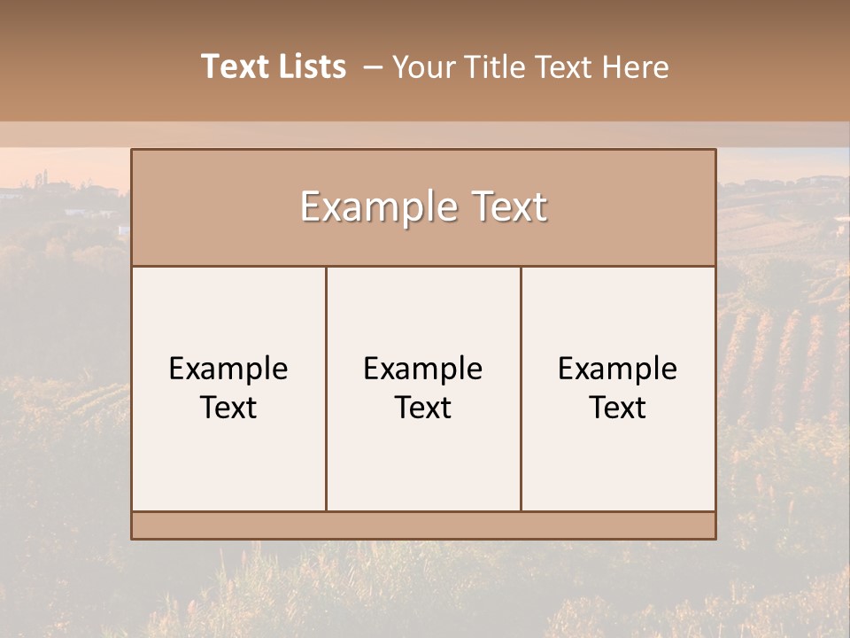 Asti Countryside Mediterranean PowerPoint Template