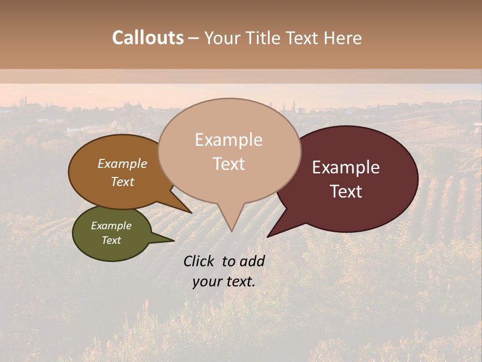 Asti Countryside Mediterranean PowerPoint Template