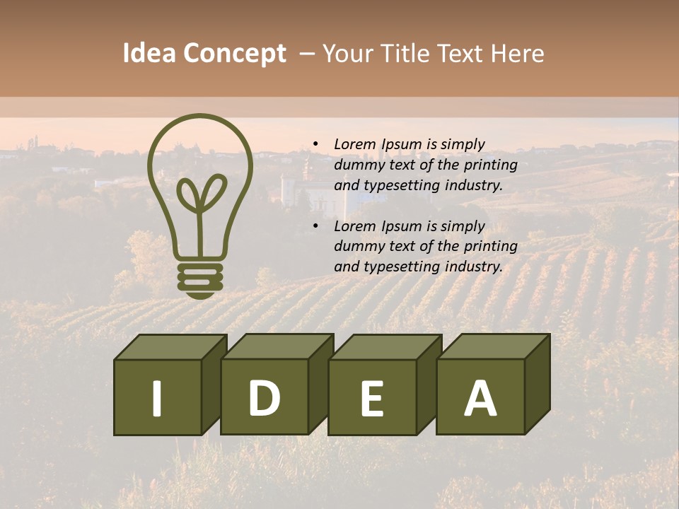 Asti Countryside Mediterranean PowerPoint Template