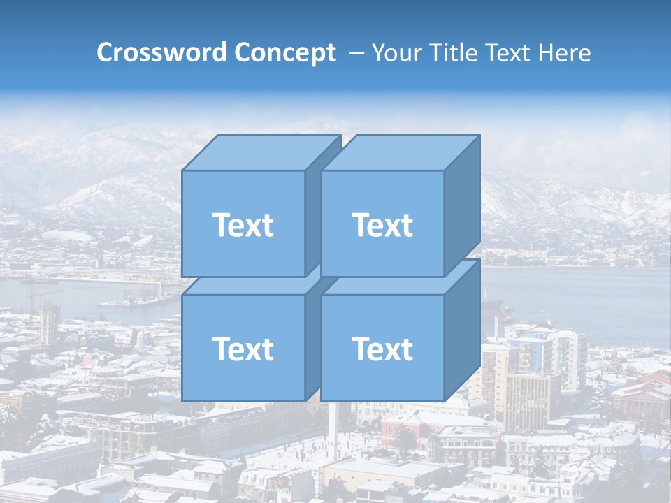 City Vessel Wood PowerPoint Template