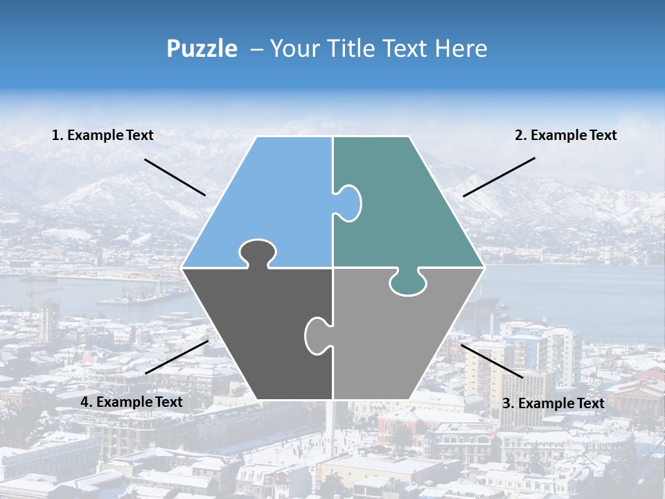 City Vessel Wood PowerPoint Template