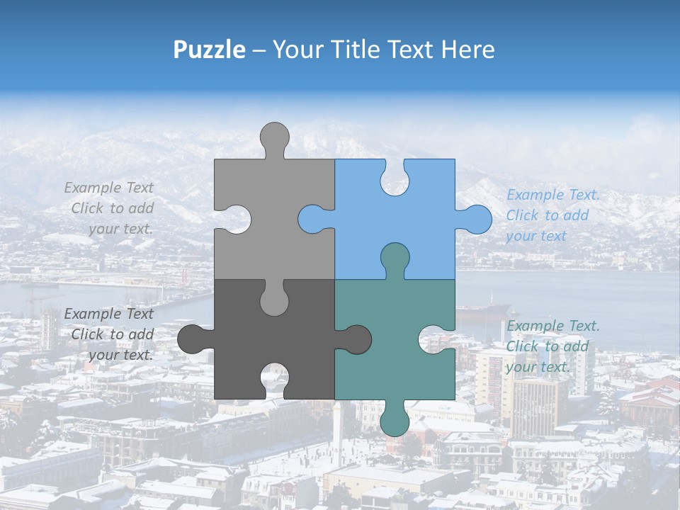 City Vessel Wood PowerPoint Template