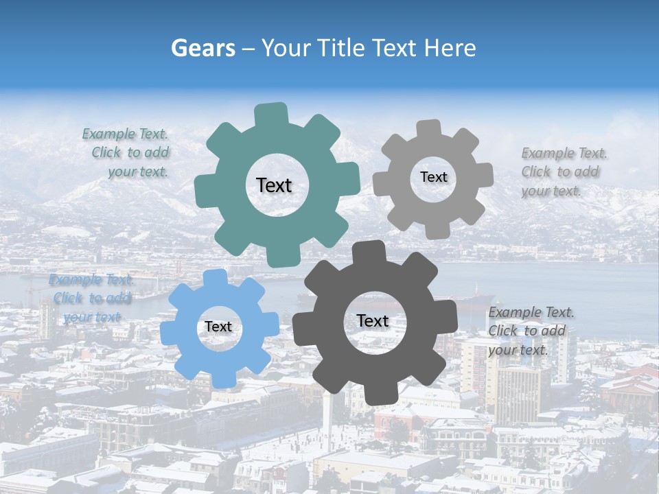 City Vessel Wood PowerPoint Template
