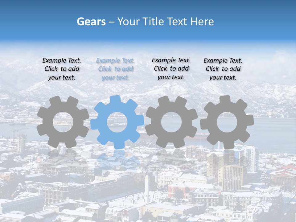 City Vessel Wood PowerPoint Template