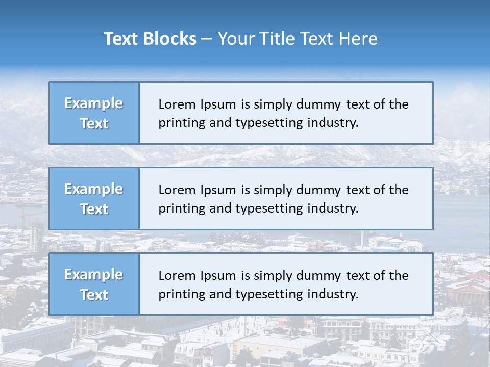 City Vessel Wood PowerPoint Template