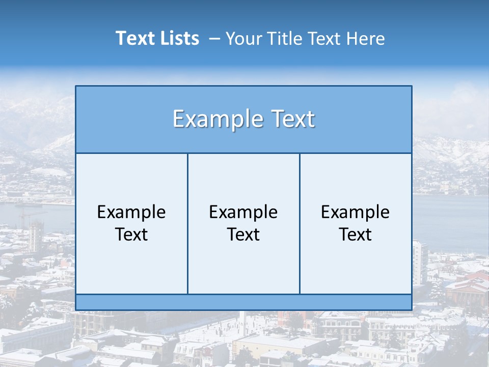 City Vessel Wood PowerPoint Template