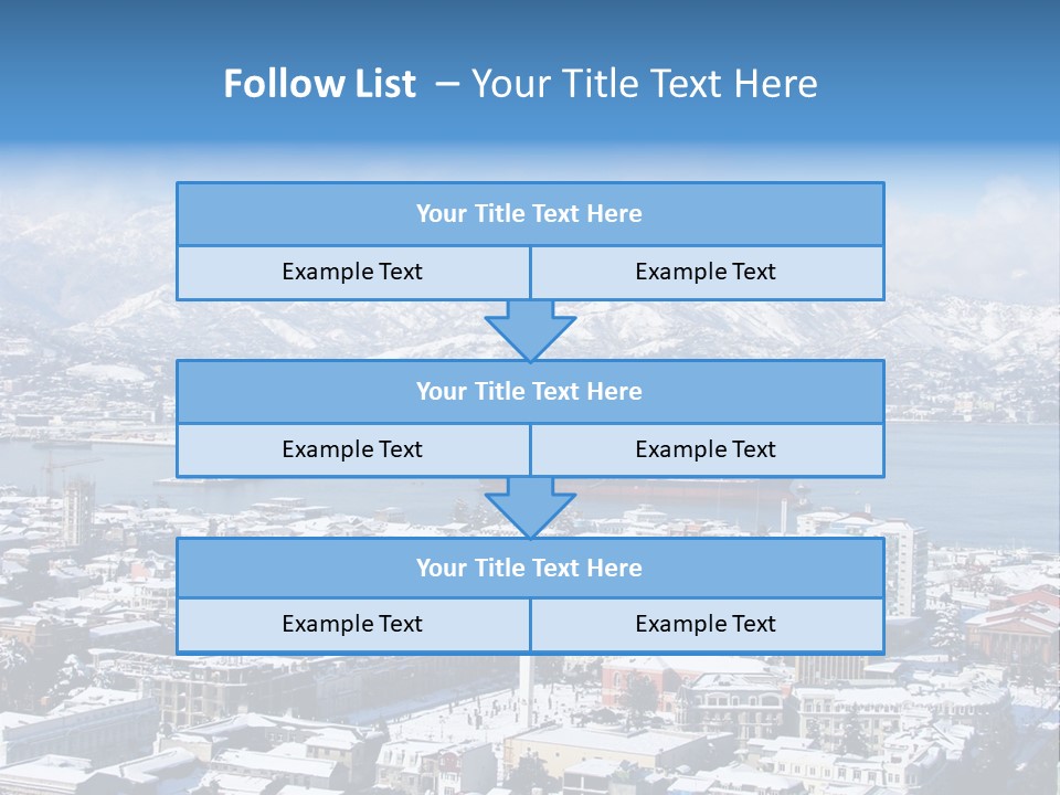 City Vessel Wood PowerPoint Template