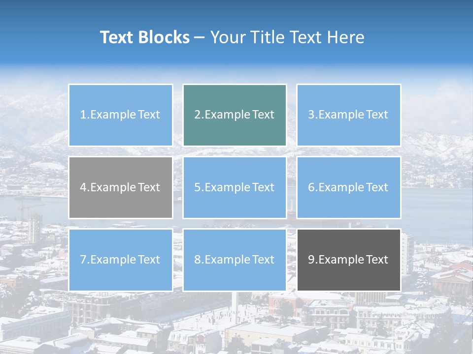 City Vessel Wood PowerPoint Template