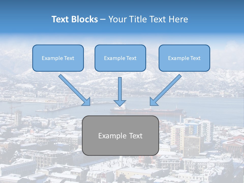 City Vessel Wood PowerPoint Template