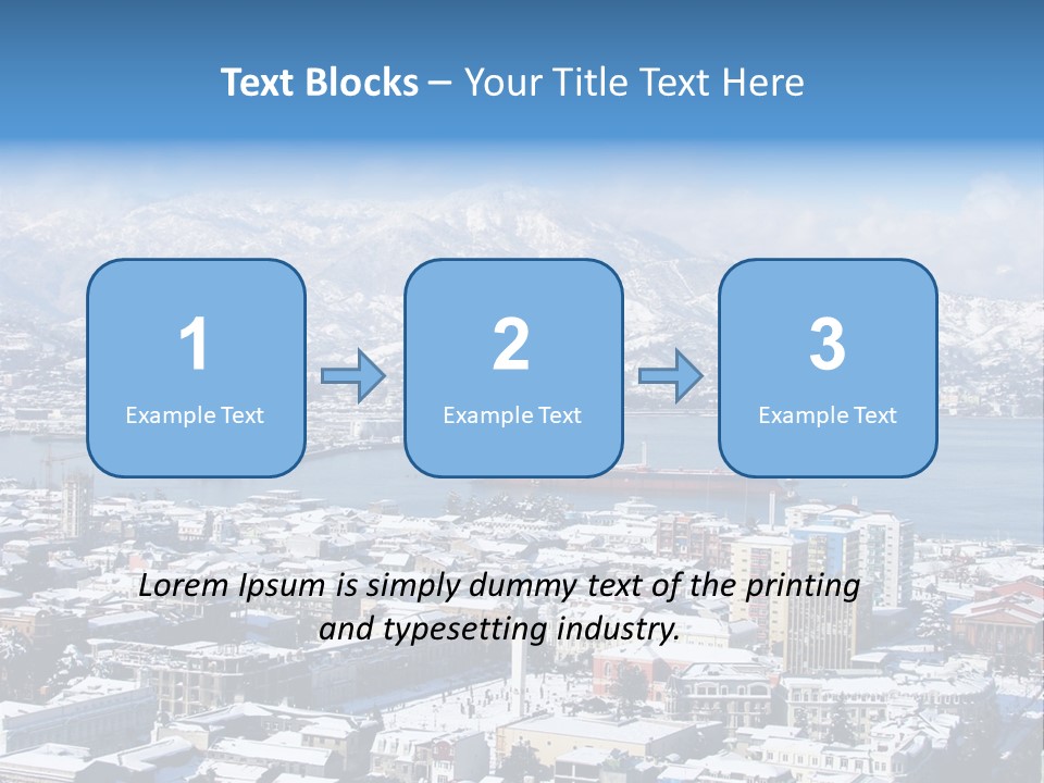 City Vessel Wood PowerPoint Template