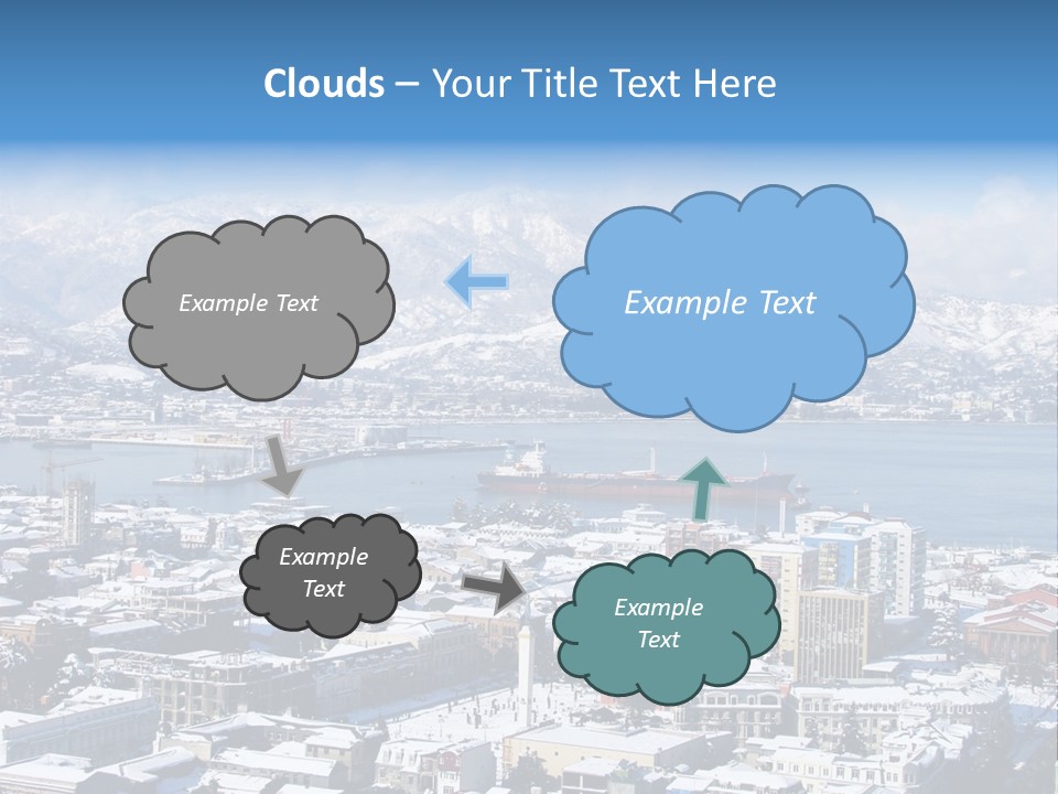 City Vessel Wood PowerPoint Template