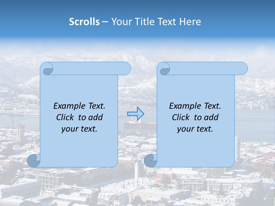 City Vessel Wood PowerPoint Template