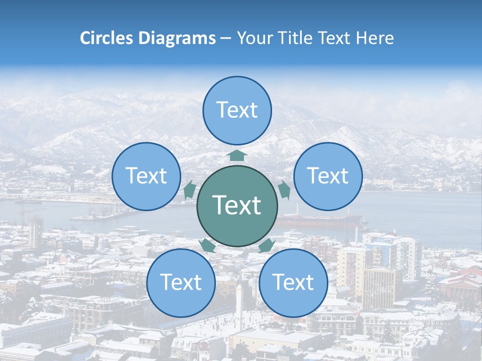 City Vessel Wood PowerPoint Template