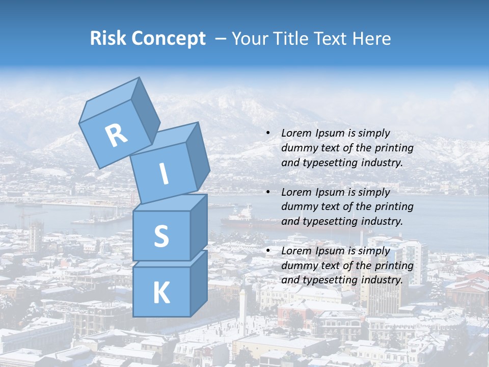 City Vessel Wood PowerPoint Template