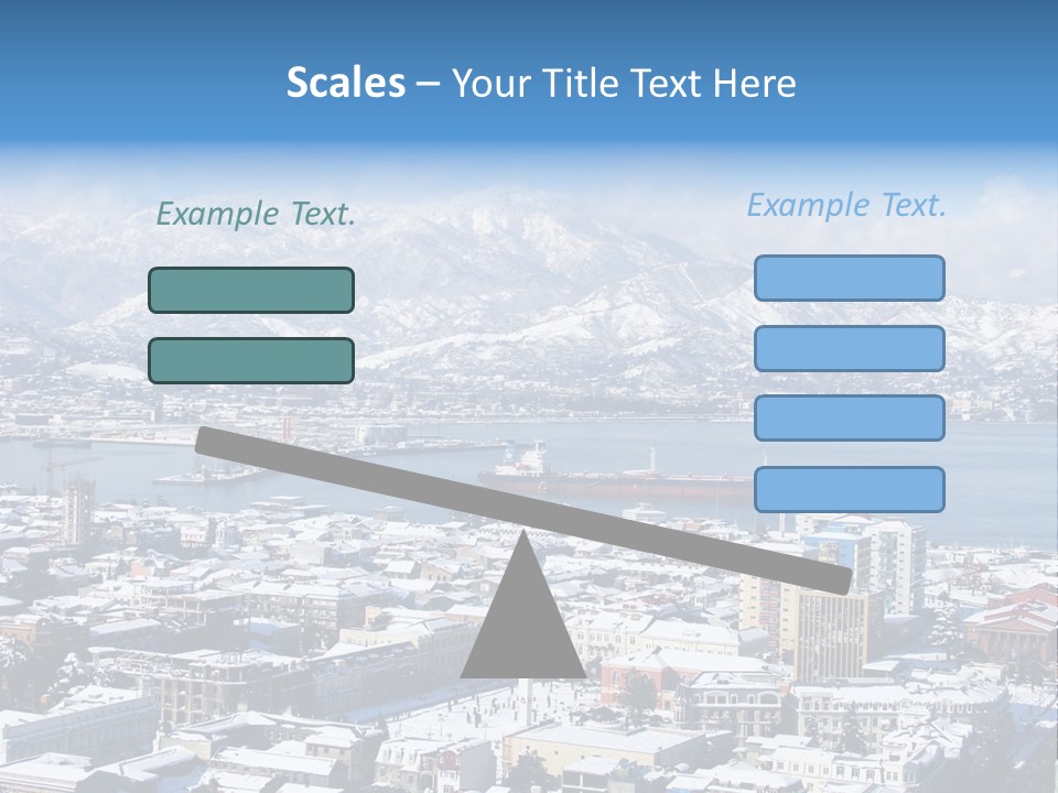 City Vessel Wood PowerPoint Template