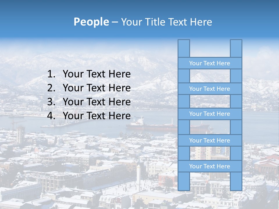 City Vessel Wood PowerPoint Template
