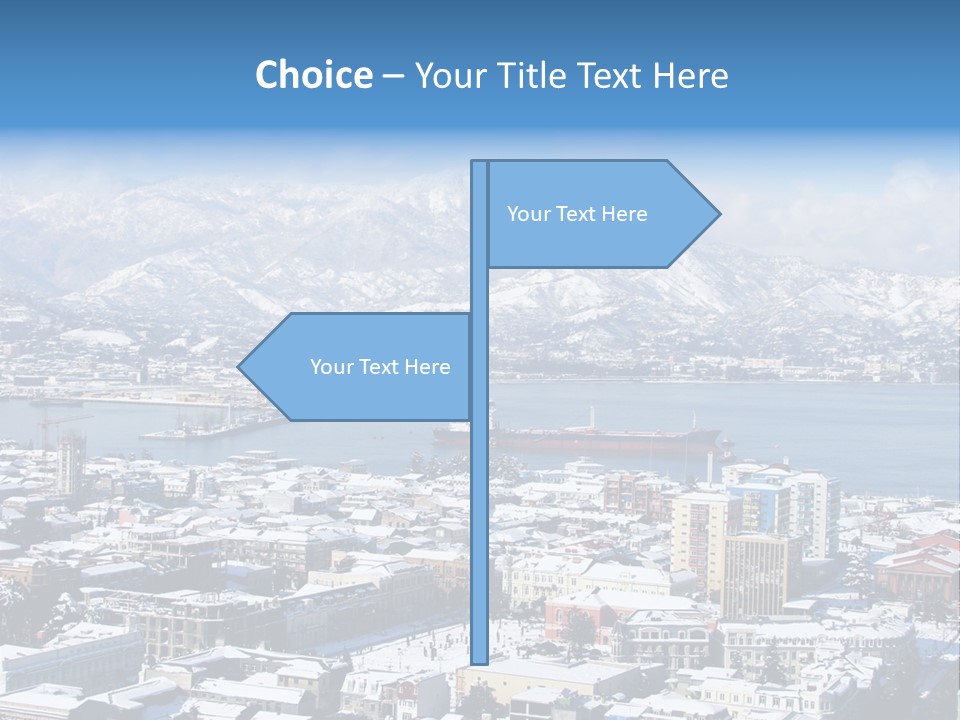 City Vessel Wood PowerPoint Template