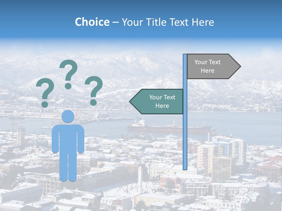 City Vessel Wood PowerPoint Template