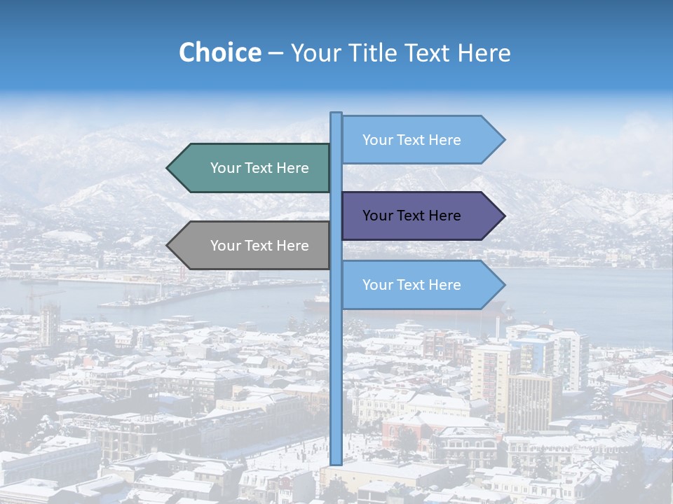 City Vessel Wood PowerPoint Template